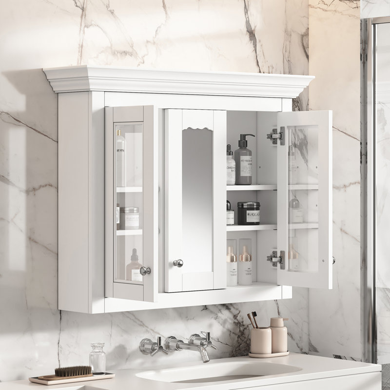Pharmacie pour salle de bain 35 "avec miroir