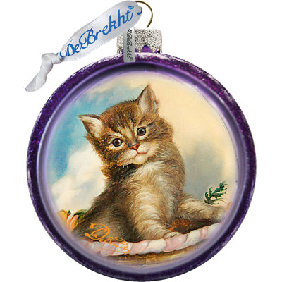 4'' Handmade Glass Ball Ornament