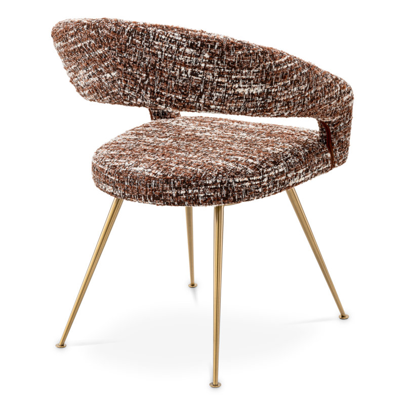 Dining Chair Bravo Boucle Sonata Red