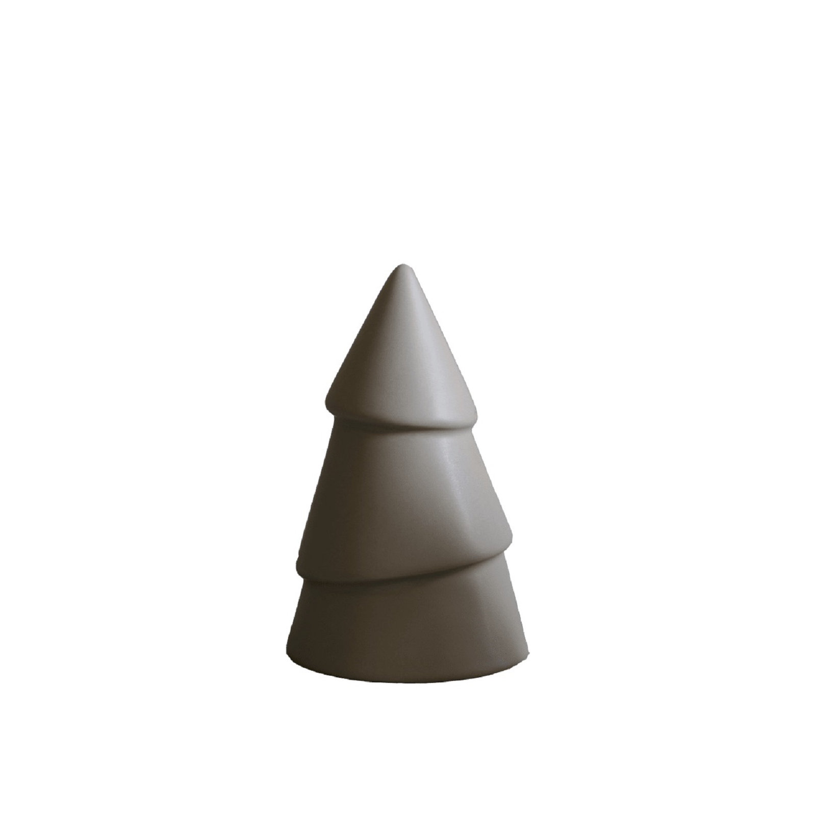 Ceramic Sculpture, 4.33'' H x 2.76'' W x 2.76'' D, Gray