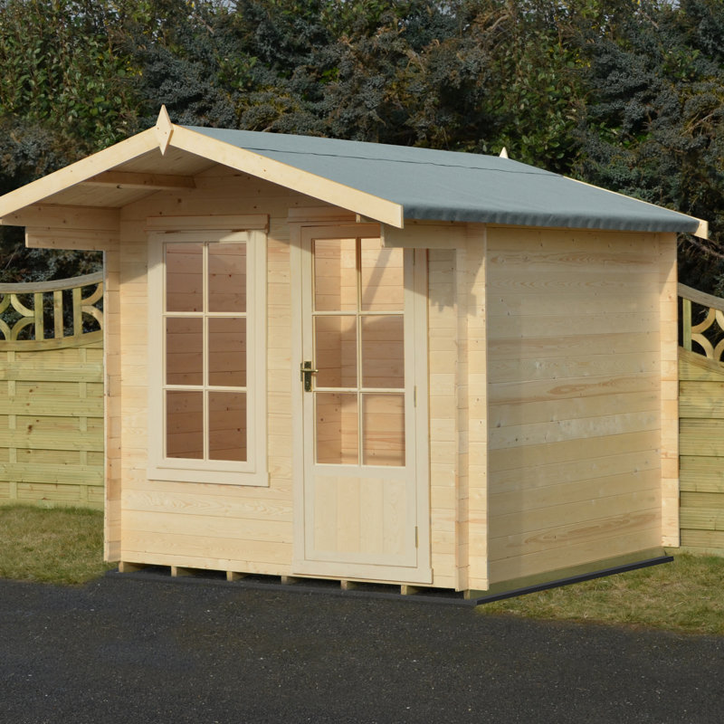 Crinan 8 X 8 Ft. Log Cabin Summer House, No