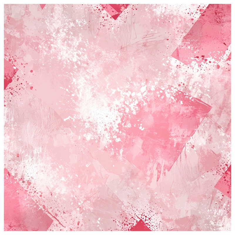 Édredon rose à texture abstraite, Simple extra long