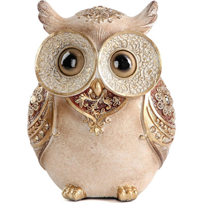 Big Eye Owl Statue Resin Figurine
