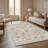 Vintage Floral Area Rug, Non-Slip Fade-Resistant Decorative Carpet for Living Room, Bedroom, Holiday Decor - Soft Durable Floor Mat (Multi-Color)-1287109116