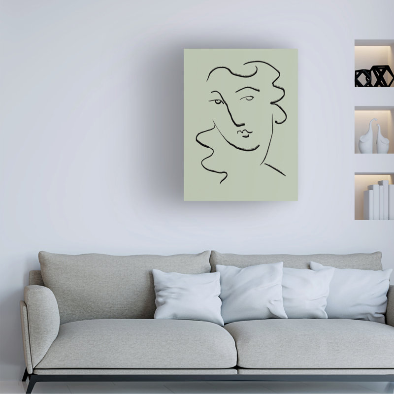 Modern & Contemporary, 32" H x 24" W x 2" D, Green