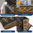 Outdoor Rug Waterproof Reversible Rug Plastic Straw Rug, Foldable Lightweight Camping Rug with Storage Rug, 4 Stakes, UV Resistant Patio Rug, Outdoor Carpet for Backyard Garden-411575099-411575098