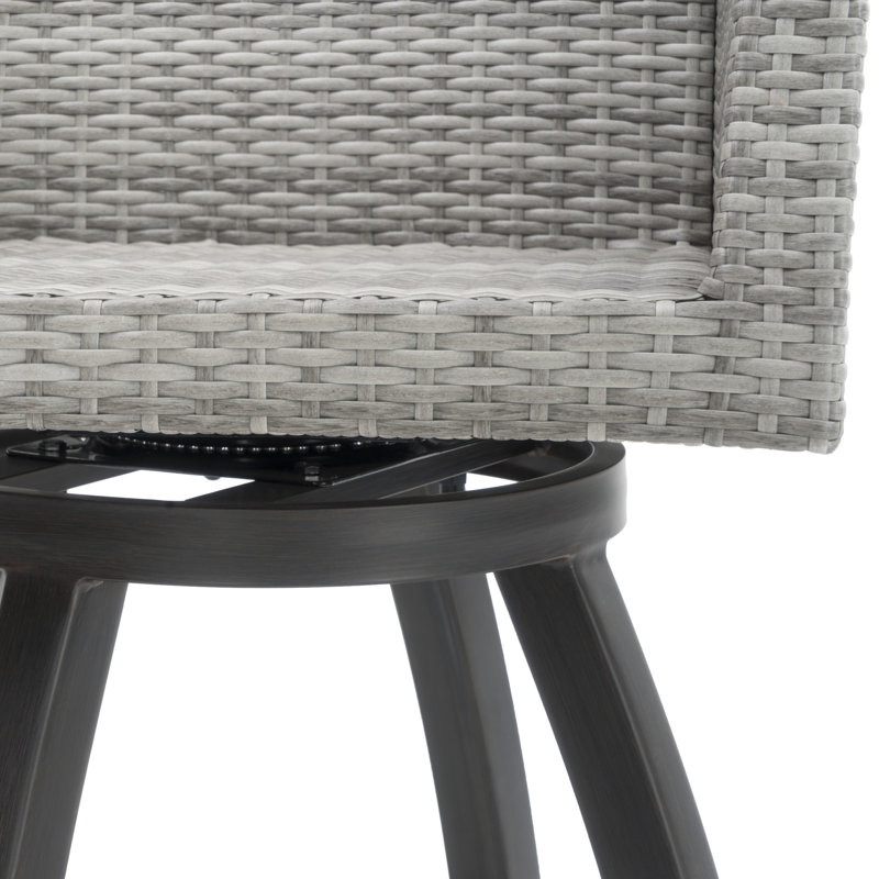 Tabouret de bar rotatif 2 pièces Bafra - beige Maxim, Beige