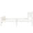 White Twin Platform Bed - Solid Wood Created With Headboard/ With Headboard, & Support