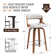 Carylon Swivel Upholstered Counter Stool