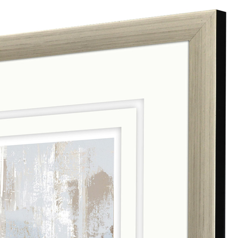Cosmic Rush Silver Framed Print Wall Art