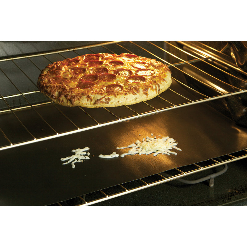 Black Non-Stick Oven Liner for Natural Gas and Electric Ovens