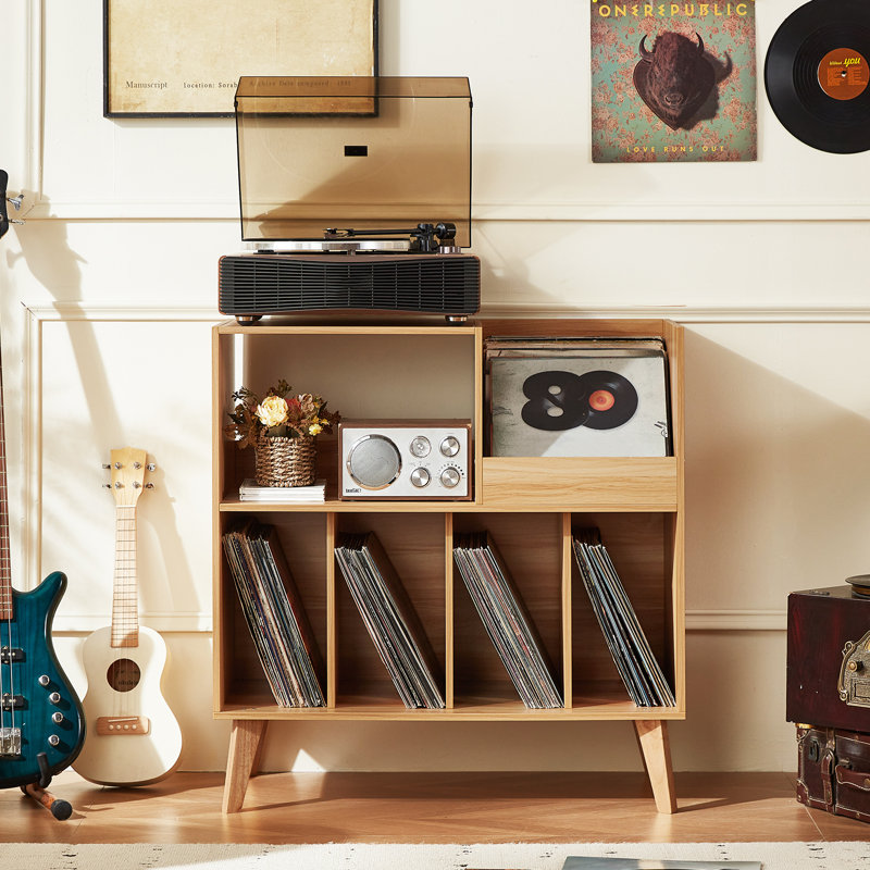 Grand support pour tourne-disque, Naturel