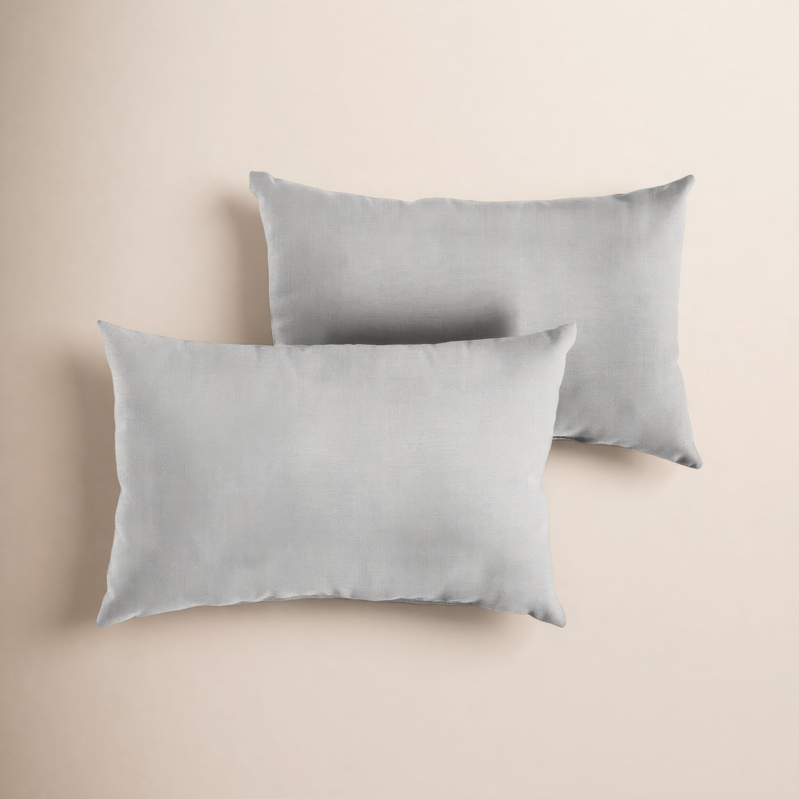 Easton Sunbrella Weather Resistant Lumbar Pillows (Set of 2), 14" x 24", Cast Pumice