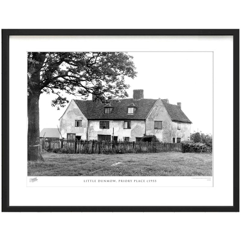 Little Dunmow, Priory Place C1955 by Francis Frith - Single Picture Frame Print, 45cm H x 60cm W x 2.3cm D