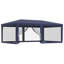 Tente de fête vidaXL avec murs en maille 6 HDPE bleu 19,7 pi x 13,1 pi-87953005-87951571