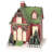 10.5" LED Cardboard Village House