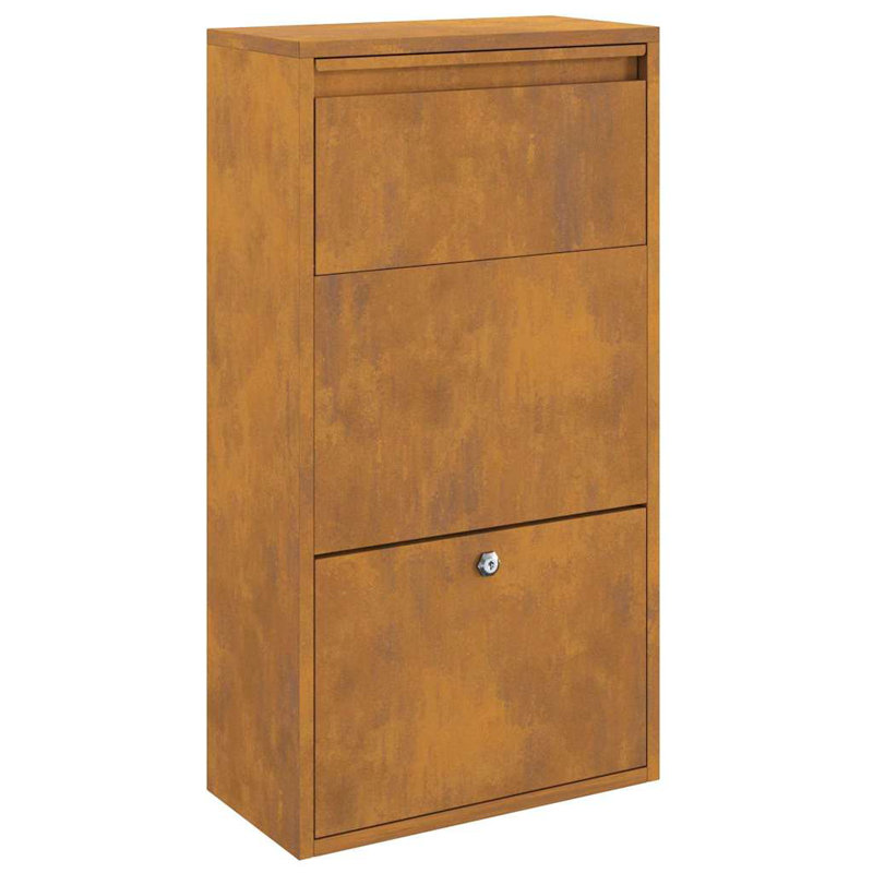 Steel Drop Box, Brown