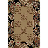 Chateaux Southwestern Black Area Rug