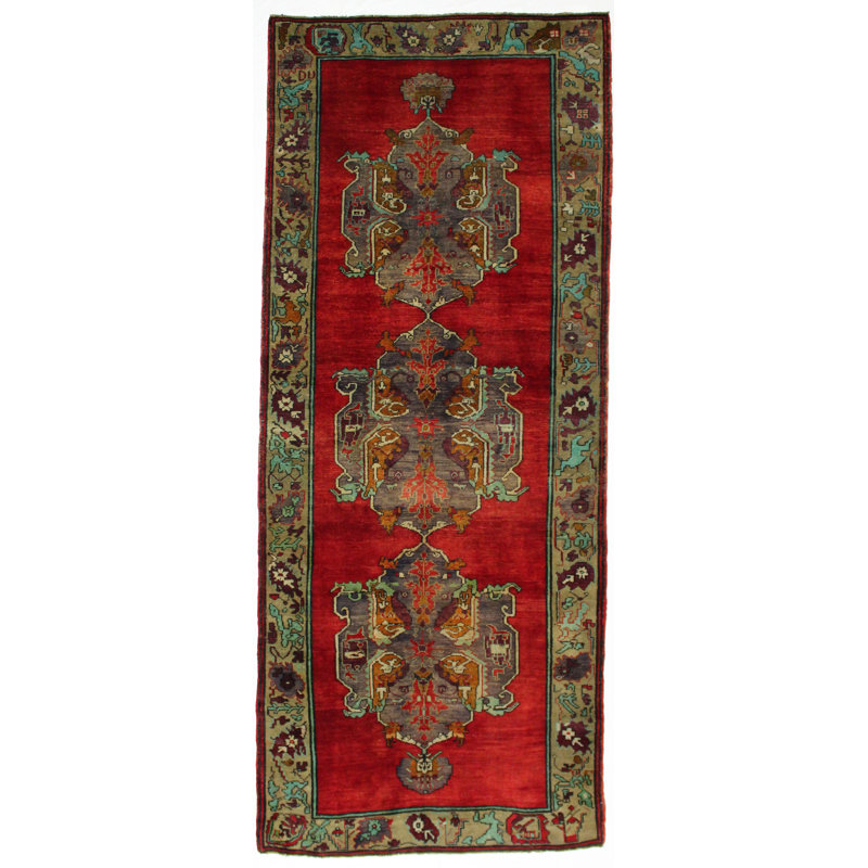 Tapis de Dakhia tribal vieilli 5 x 12 Anatolian