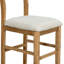 Ensemble de table de salle à manger 5 pièces à hauteur de comptoir avec 1 table rectangulaire et 4 chaises-770445566