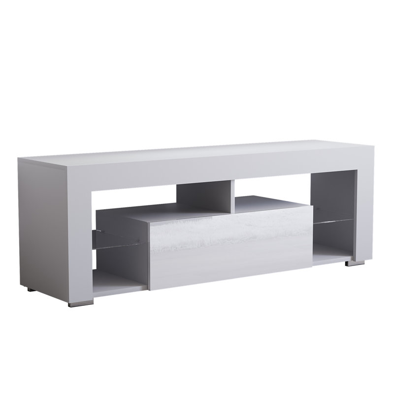 Dar Unfinished TV Stand for TVs up to 60", White