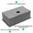 Undermount Stainless Steel Kitchen Sink With Deep Single Bowl, Fast Drainage, And Noise-Reducing Technology-121960427