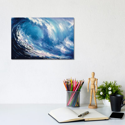 Wave by Bozhena Fuchs - Wrapped Canvas Print