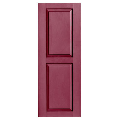Exterior Vinyl Raised Panel Shutter Single