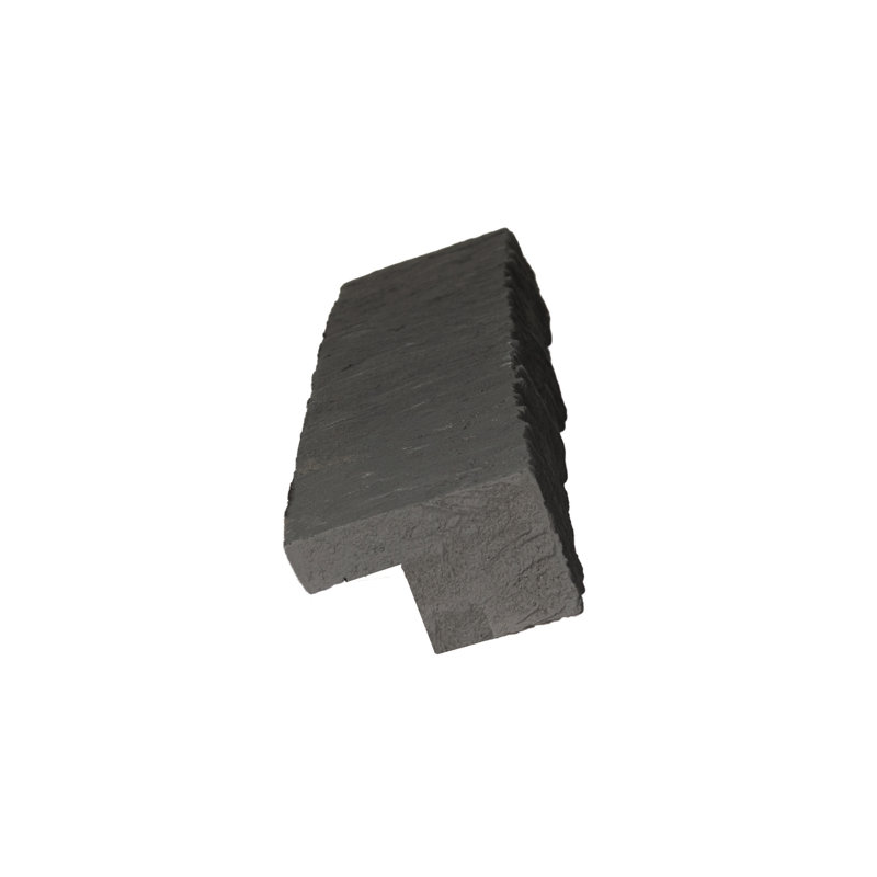 Garniture de panneau mural en pierre 48,3 "x 4,13" en gris