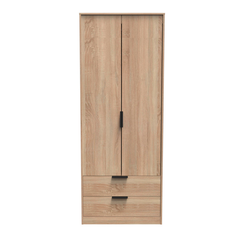 Turah Manufactured Wood Wardrobe, Bardolino Oak