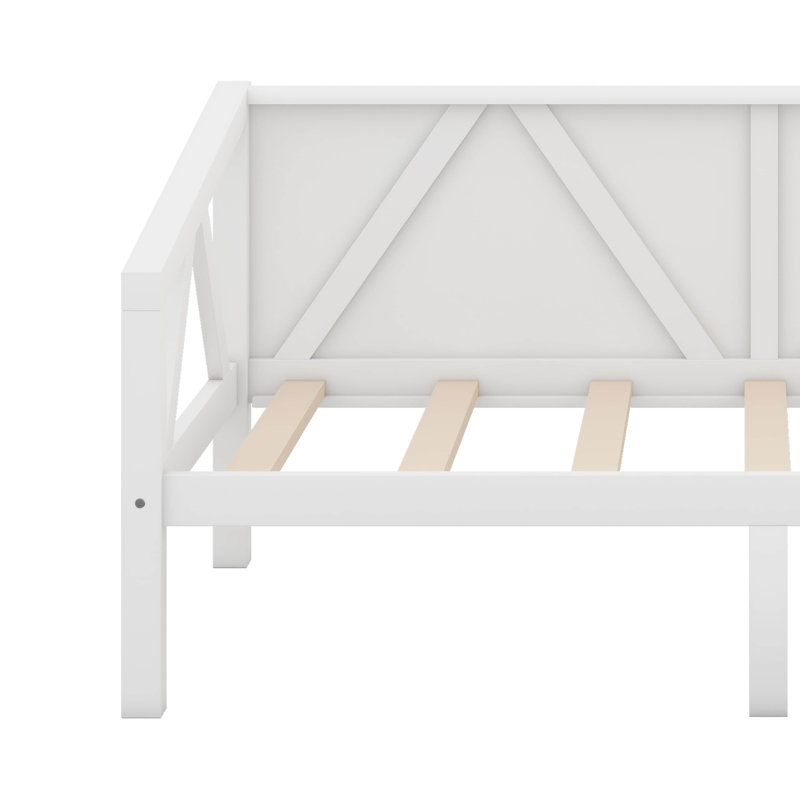 Lit de jour, Lit simple, Blanc