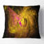 Golden Fractal Abstract - Abstract Printed Pillow-30617660-30617656