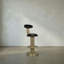 Sedes Swivel Upholstered Stool with Metal Frame-61272599