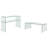 Haslemere 2 - Piece Glass Top Living Room Table Set