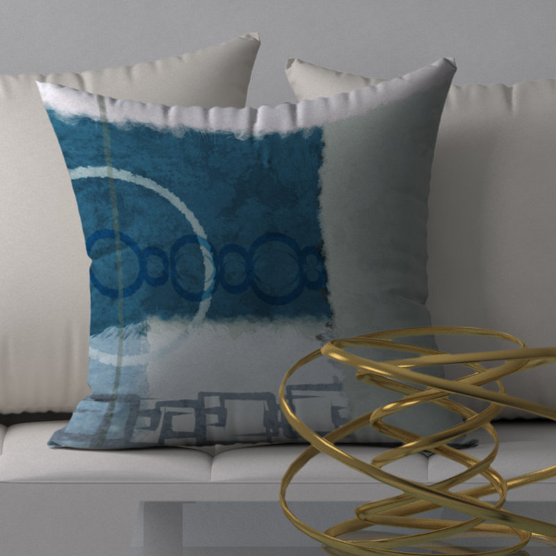 Housse de coussin décorative carrée épatant, 18" x 18"