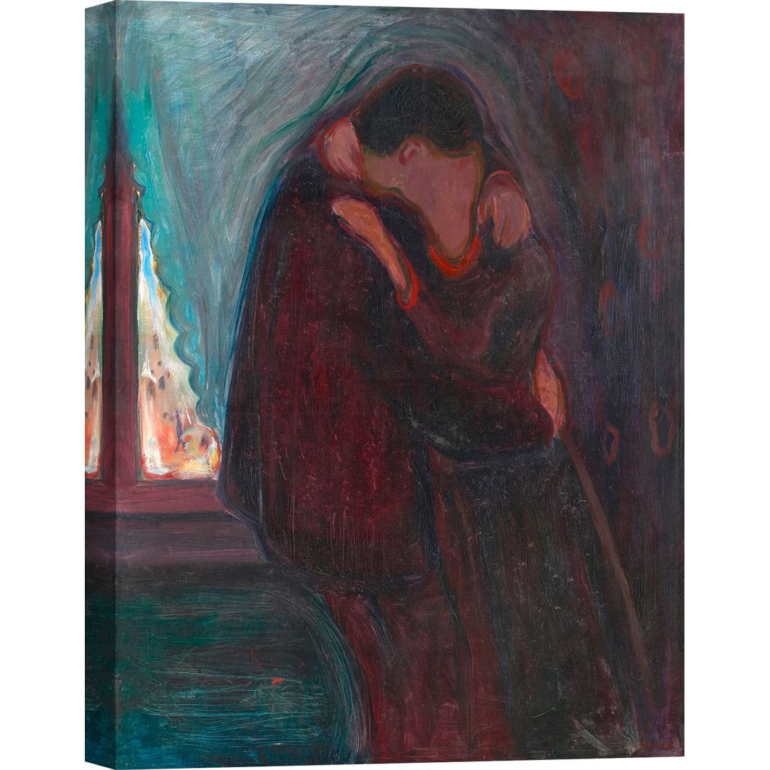 "Der Kuss" von Edvard Munch