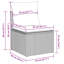  Ensemble de canapé de jardin modulaire en rotin de polyester gris clair 9 pièces