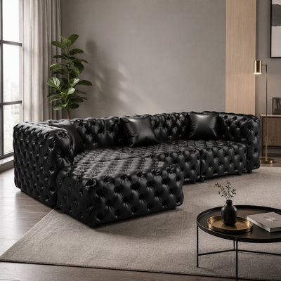 Modern Modular Sectional Sofa with Handcrafted Tufting