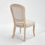 Chaise rembourrée avec pieds en bois