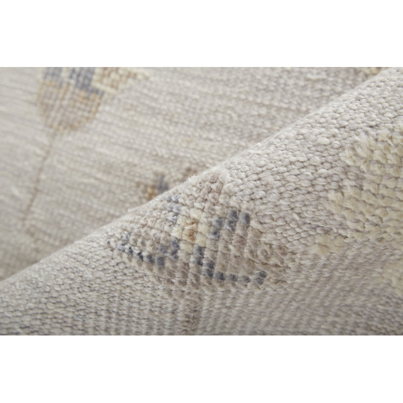 Wendover Transitional Oriental, Ivory/Tan Area Rug, Rectangle 3'6" x 5'6"