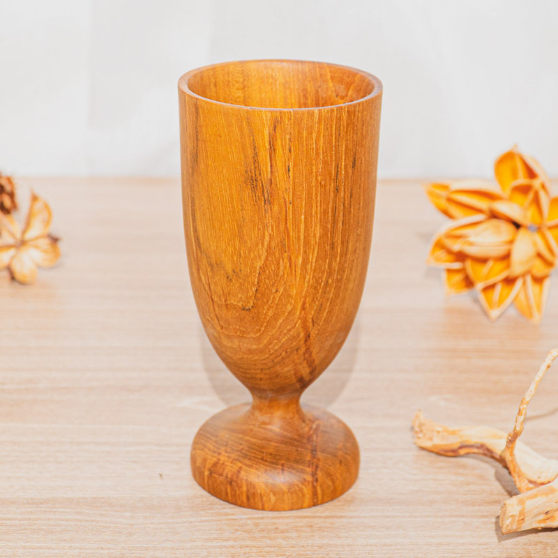 10oz. Teak Goblet, 2