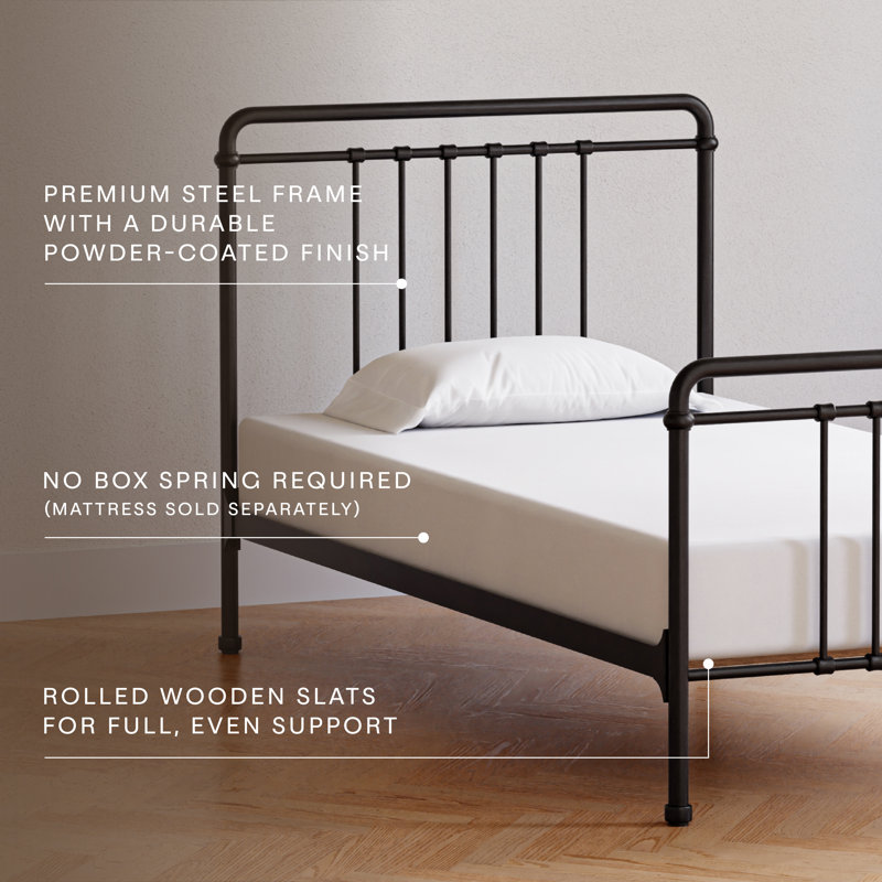 Winston Full Bed, Twin, Vintage Iron