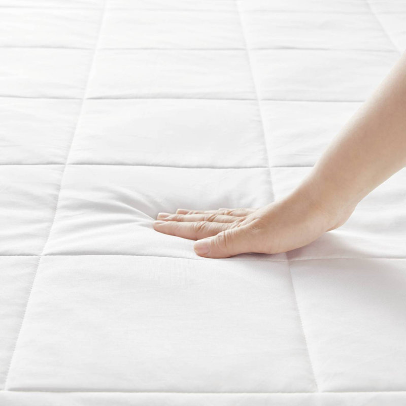 Couverture en duvet synthétique blanc, Lit simple