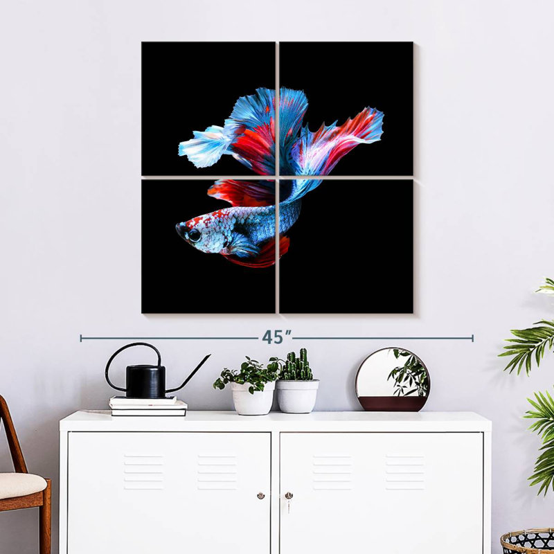Brampt Elegant Betta Fish, 32" H x 32" W