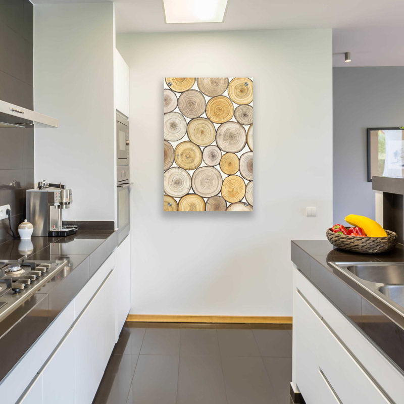 «Tree Ring Study II» par Tim O'Toole, art mural en verre acrylique, H 36 po x l 24 po x P 0,2 po