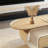 Modern Small Apartment Mobile Storage Coffee Table