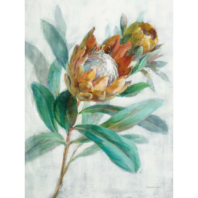 «Tropical Protea Crop» par Danhui Nai, reproduction d'art sur toile tendue