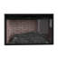 Rosalind Wheeler 40.9 " W Black Electric Fireplace Insert with BTU 5000