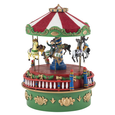 Magic of Christmas Mini Carnival Music Box - Carousel