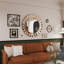 Montz Wood Round Wall Mirror-1638619920